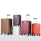 Expandable Hard Shell Luggage Sets (3 Pc Set EXT (20/24/29) / Orange)