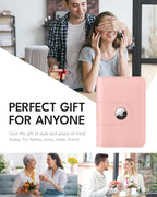 Passport Holder for Travel (Soft Pink)