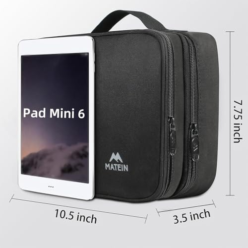Electronics Organizer Travel Case (Antique Black / Medium)