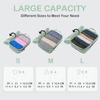 Compression Packing Cubes (Sage Green / 3PCS)