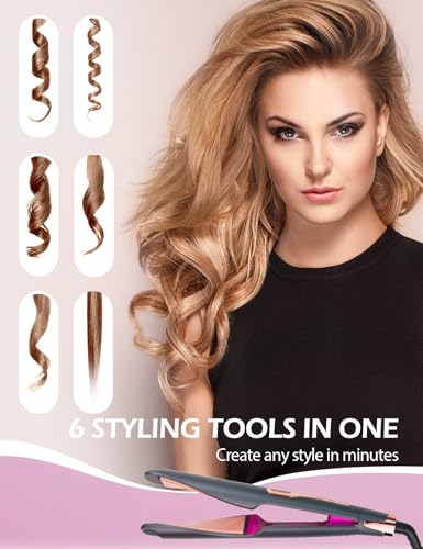 Pro Twist Ceramic Flat Iron 1 Inch (Grey)