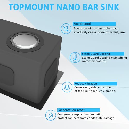 10 inch Bar Sink Undermount (10 x 18)