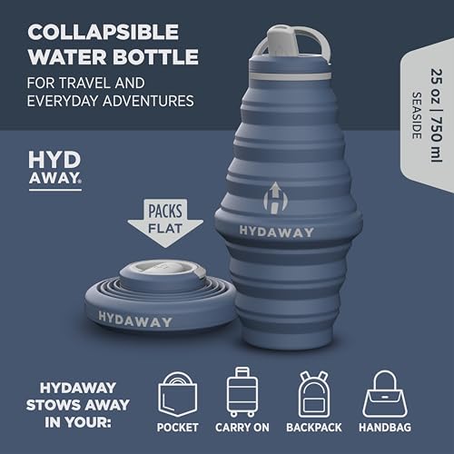 25oz Collapsible Water Bottle (Seaside)