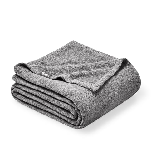Polar Fleece Blanket (Throw / 01 - Heathered Light Grey)