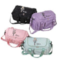 Personalized Travel Duffle Bag for Women (Birth Flower Bouquet)