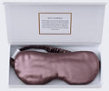 Adjustable 100% 22 Momme Mulberry Silk Sleep Mask (Plum Wine / 1 Count (Pack of 1))