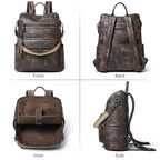 15.6 inch Laptop Backpack for Women (Two-toned Coffee)