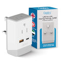 UK Ireland Hong Kong Plug Adapter (white gray)