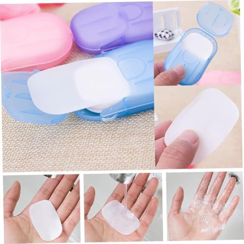 5 Box 500 Sheets Disposable Soap Paper 5 Boxes Hand Cleaner Fragrance Mini Color Soap Paper for school Indoor