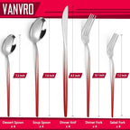Gradient Red Silverware Set (Gradient Red)