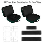 Electronics Travel Organizer (Dark Green / Medium)