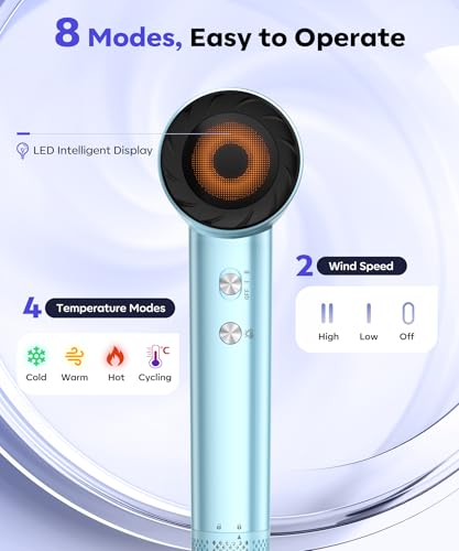 High Speed Ionic Hair Dryer (Lake Blue)
