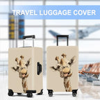 Giraffe Luggage Cover Washable Suitcase Protector Anti (giraffe / XL(32-34inch suitcase))