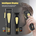 Hair Clippers for Men Cordless Hair Trimmer Electric Shavers for Men Set (Black-1)