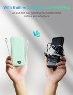 Portable Charger Power Bank 10000mAh PD20W w