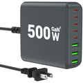 500W USB C Charger Block (GREY)