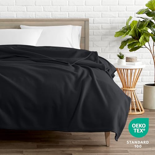 Polar Fleece Blanket (Full/Queen / 04 - Black)