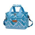 Insulated Lunch Bag (Blue White / Medium)