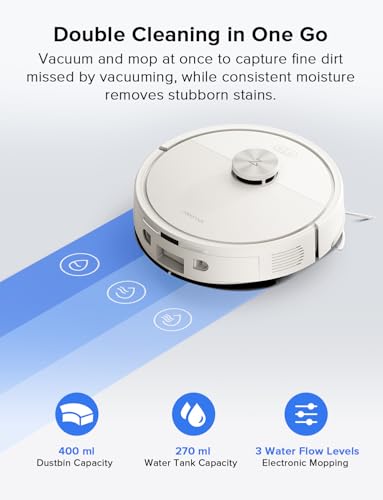 Q7 L5 Robot Vacuum and Mop Combo (White02)