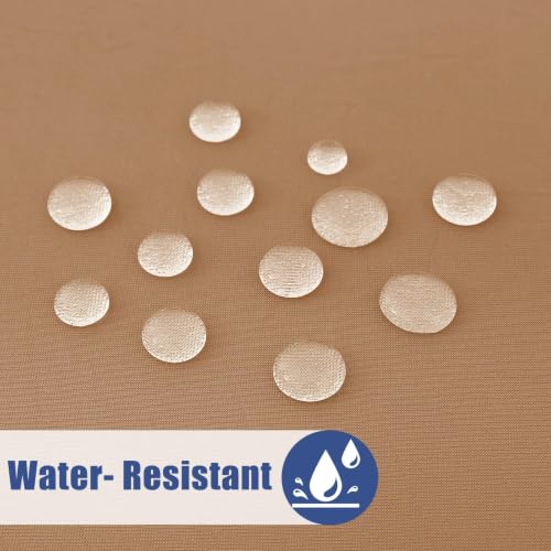 2 Pack Rectangle Spandex Fitted Table Cloth (Khaki / 48" x 30" (Rectangular))