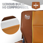 2 Pack Oversized Folding Camping Chair for Adults (Orange-2 Pack)