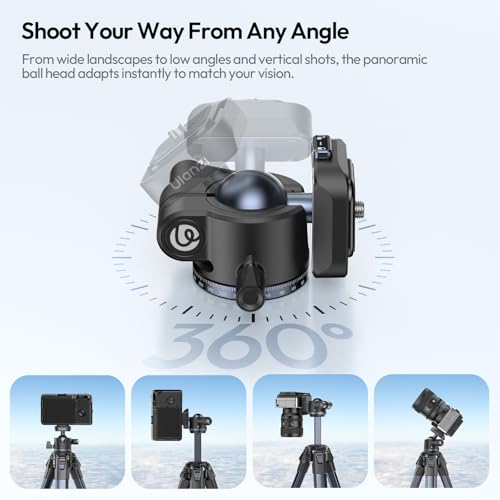 Ombra ⅡCamera Tripod 61.5 Inch (Uka Ball Head + Black)