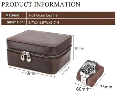 Watch Travel Case for Men
