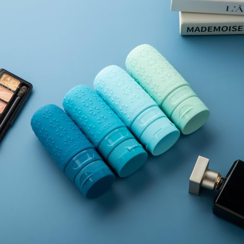 Travel Bottles for Toiletries (Blue / 2 Ounces)