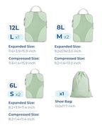 Compression Packing Cubes (Fruit Green)
