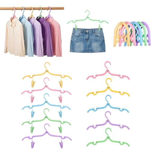 Travel Hangers (Colorful / 10 Pcs)
