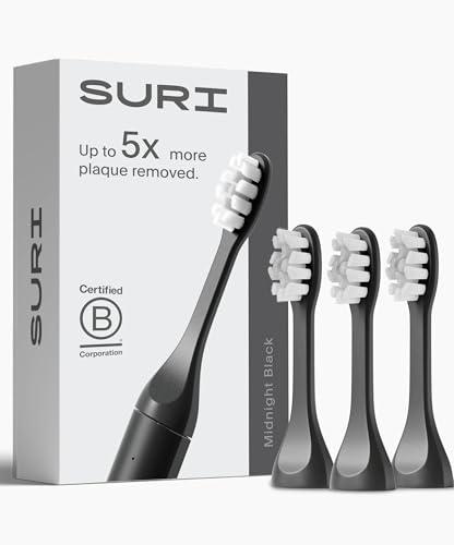 Recyclable Electric Toothbrush Heads (Midnight Black)