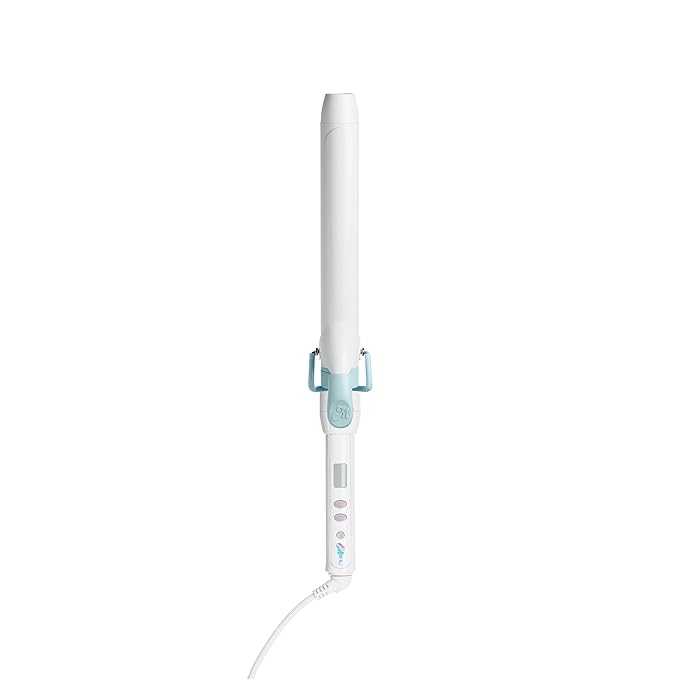 Mane 1.25 Inch Curling Iron Extended Barrel Styling Attachment - Ceramic Hair Curling Iron for Bouncy, Tight & Long-Lasting Curls and a Frizz-Free Finish - Use with Power Bottom Base