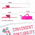 Kids Fishing Pole (pink+pink)