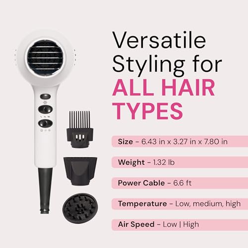 PowerStyle Turbo Ionic Hair Dryer (White)