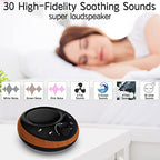 Brown Noise Sound Machine White Noise Machine Nonstop 30 Soothing Sounds Sound Therapy for Baby Kids Adults Sleep Machine 36 (Wood)