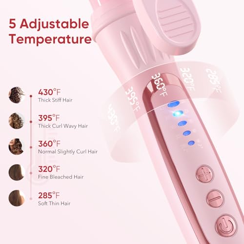 Hair Iron 32mm (1.25 Inch / Pink)