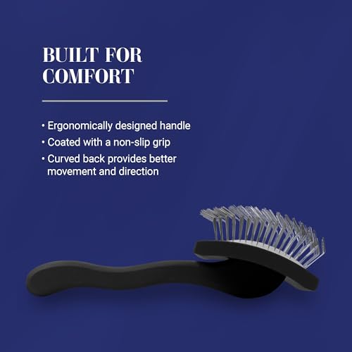 Big K Dog Slicker Brush for Dogs (Large / Black)