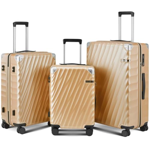 Luggage sets 3 piece with Spinner Wheels