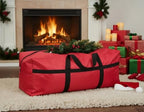 Christmas Tree Storage Bag 7.5ft 7ft (280L - 50"l x 15"w x 23"h / Red)