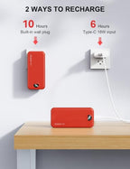 Portable Charger 20000mAh Fast Charging w (Ruby)