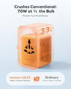 70W Universal Travel Adapter 7 (70W / Cosmic Orange)