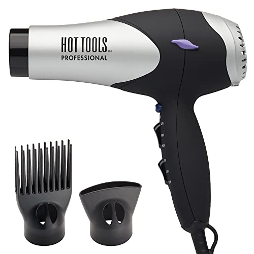 Pro Artist Turbo Styling Hair Dryer (Silver/Black / 1 Count (Pack of 1))
