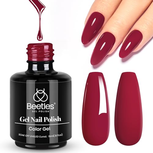 Beetles Red Gel Polish (C - Creme Red | Wine Red)