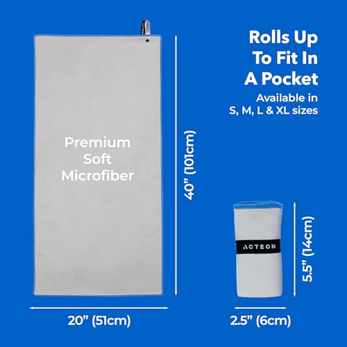 Microfiber Quick Dry Gym Towel (Pack of 3 / Laguna)