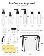 Travel Bottles Kits (Black)