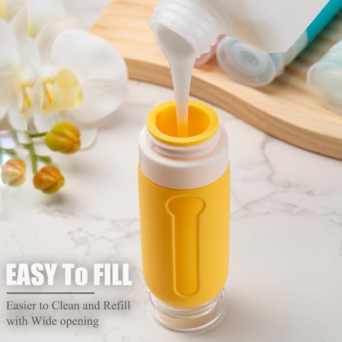 16 Pack Travel Bottles for Toiletries (16PCS/Cranberry)