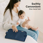 Portable Diaper Changing Pad (Navy Blue)