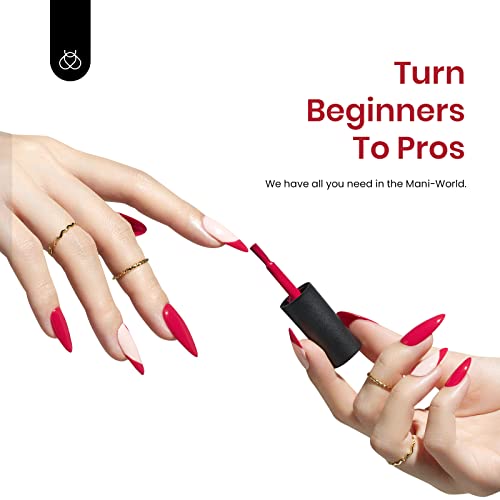 Beetles Red Gel Nail Polish (B - Creme Red | Cherry Mocha)