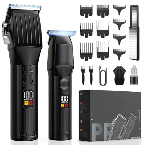 Professional Hair Clippers for Men Beard Trimmers Kit Zero Gapped Haircut Grooming Shaver Gift for Men Women Barber Kids