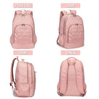 Laptop Backpack with Pencil Case (Medium / S-pink-pencil Case)